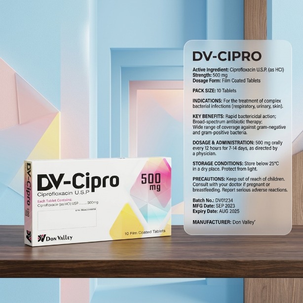 WhatsApp Image 2026-07-24 at 4.41.44 AM DV-Cipro 500mg Tablet - Image 1