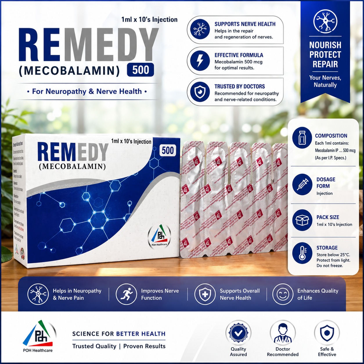 Untitled Remedy 500 Injection (Mecobalamin) - Image 1