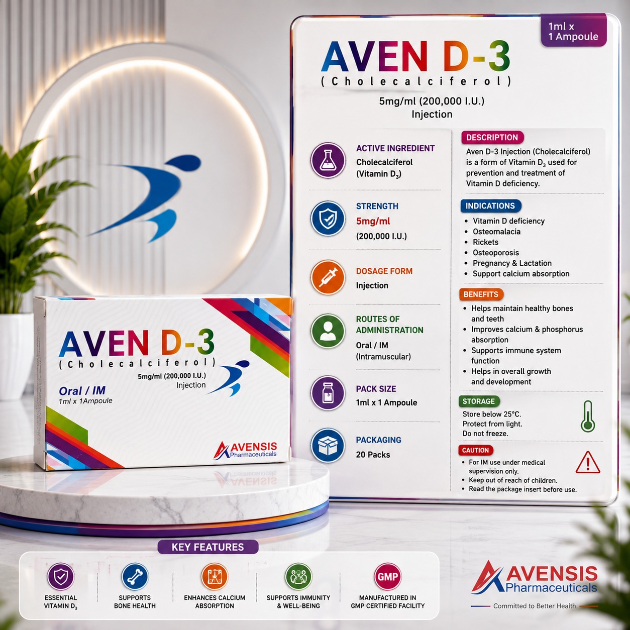 WhatsApp Image 2026-08-10 at 1.17.28 PM (1) AVEN-D3 5mg/ml Injection - Image 1